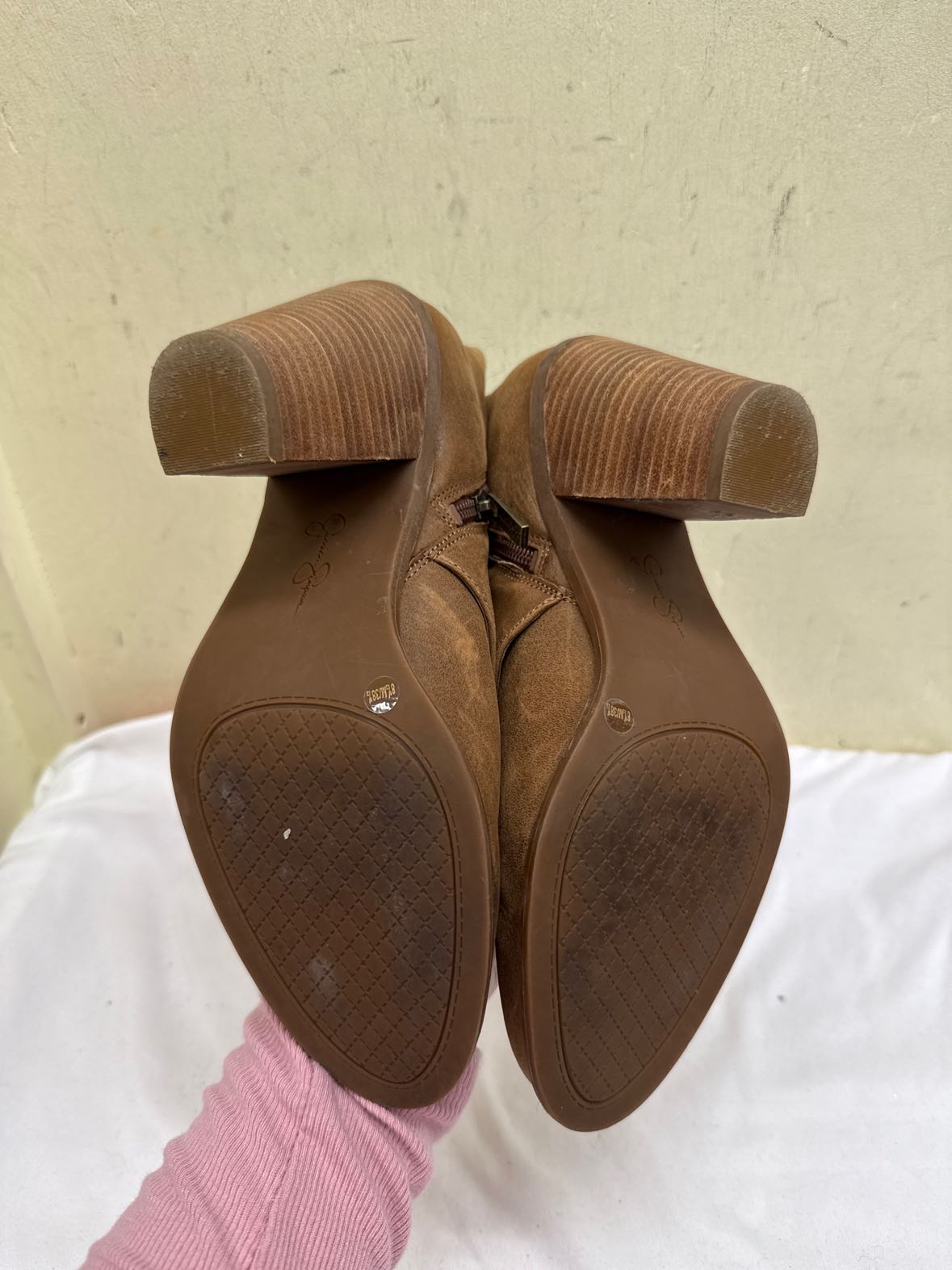 Jessica Simpson Women's Size 8-1/2 Brown Boots Shoes