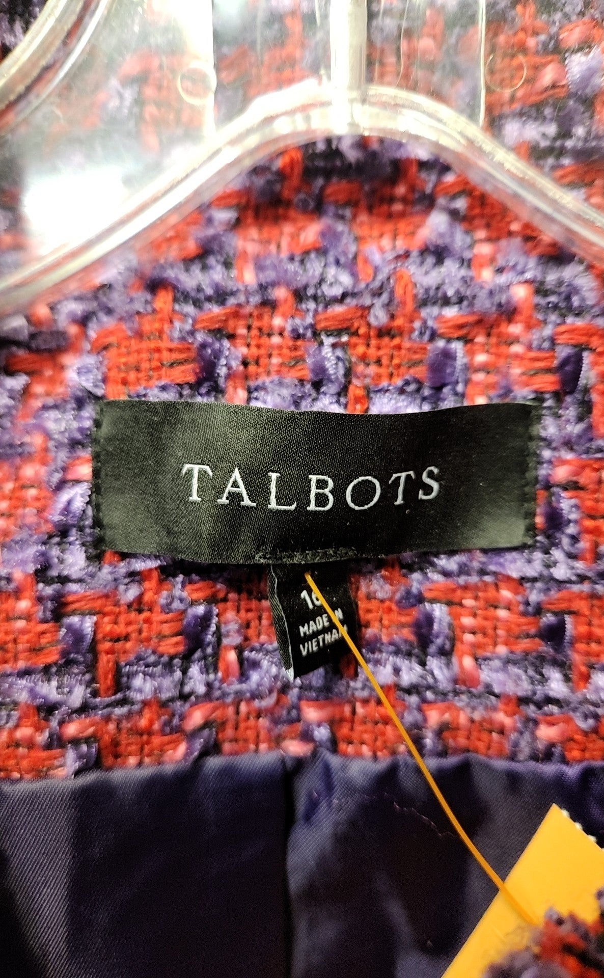 Talbots Women's Size 16 Purple Jacket