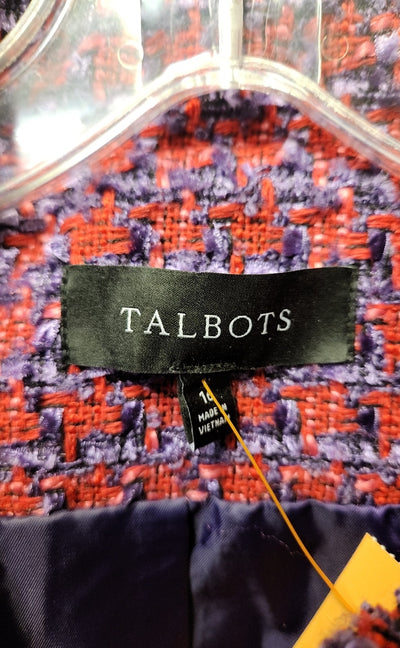 Talbots Women's Size 16 Purple Jacket