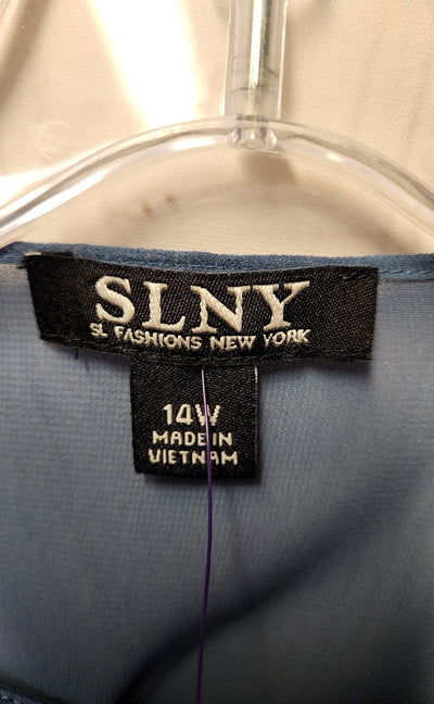NWT Slny Women's Size 14 Blue Dress Set