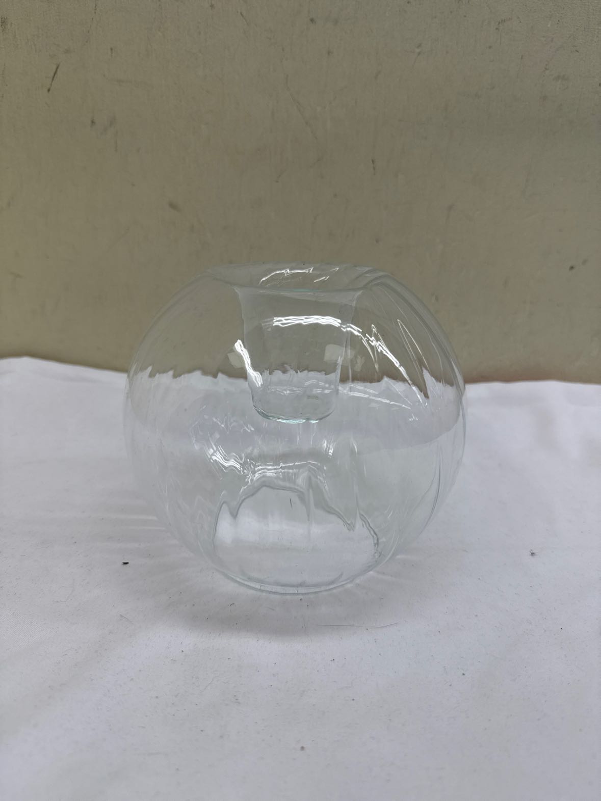 Glass Round Candleholder(s)