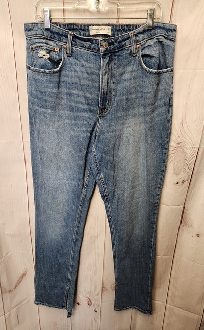Abercrombie & Fitch Women's Size 32 (13-14) Blue Jeans The Skinny High Rise