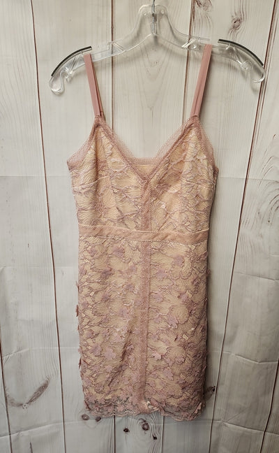 FoxieDox Women's Size XS Pink Lace Floral Dress