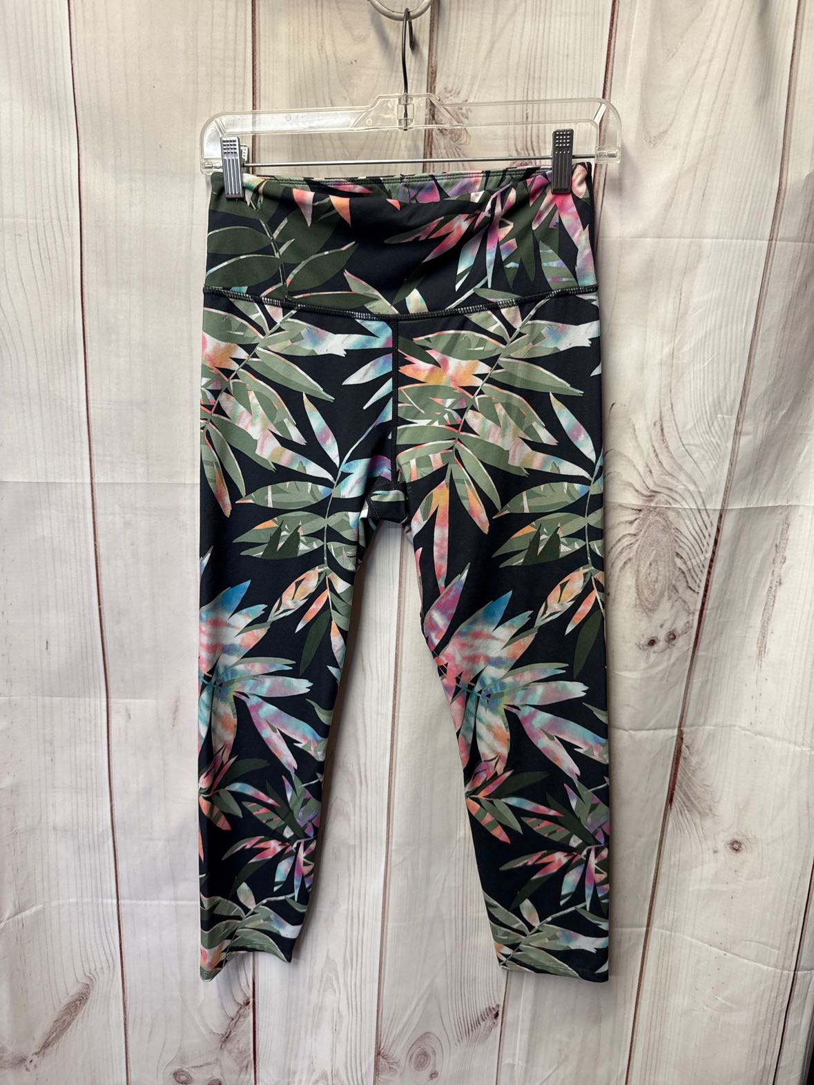 Joy Lab Women's Size S Green Floral Leggings