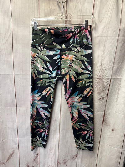 Joy Lab Women's Size S Green Floral Leggings