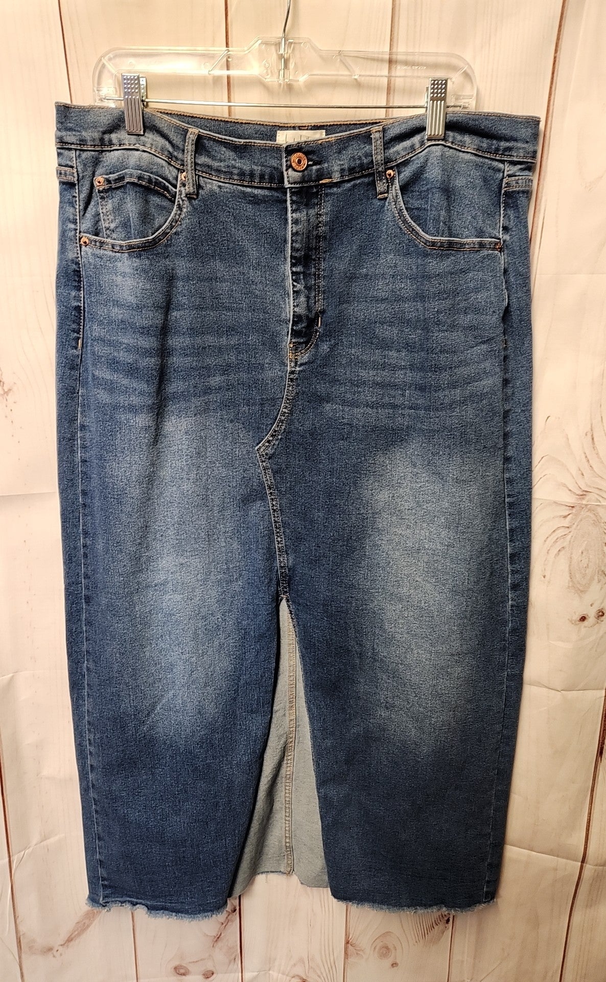 Nicole Miller Women's Size 12 Blue Skirt