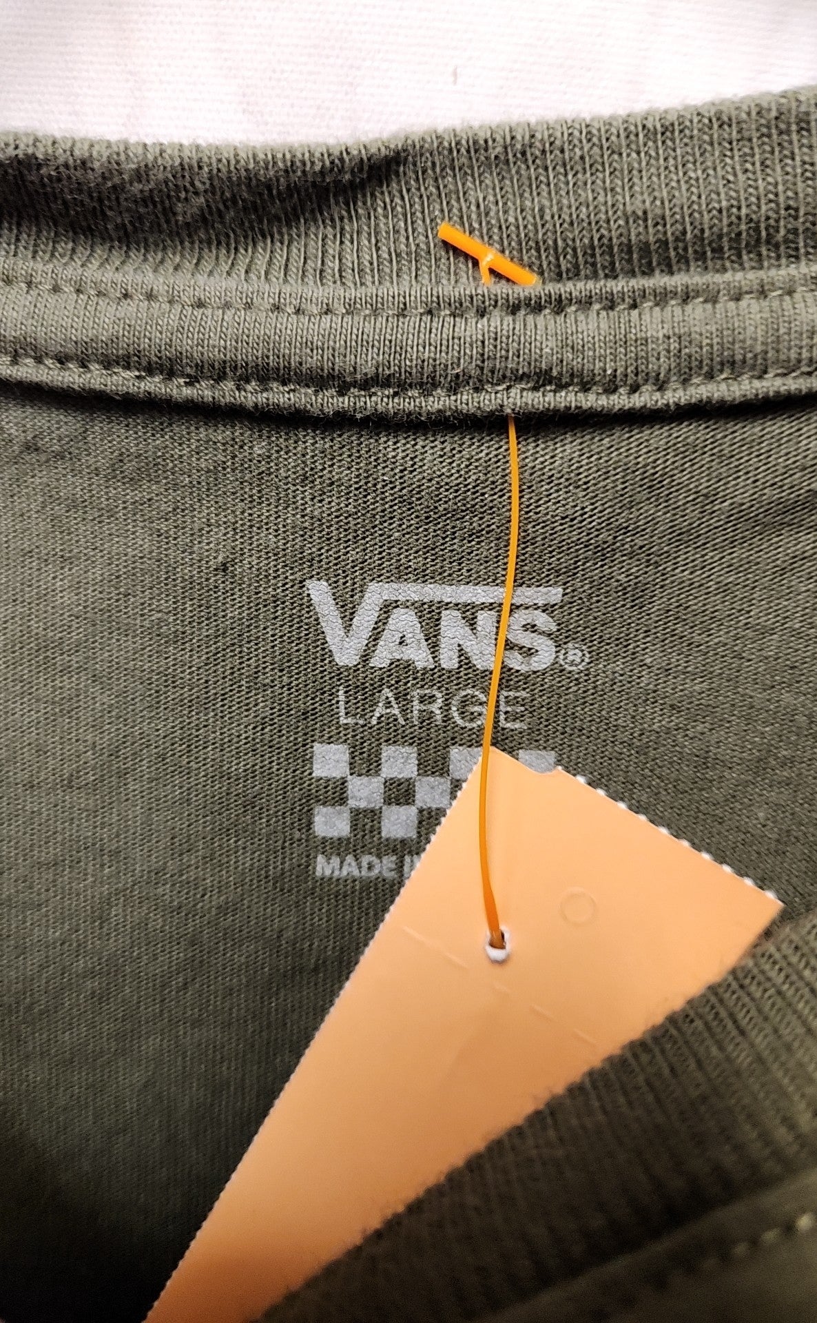 Vans Women's Size L Green Short Sleeve Top