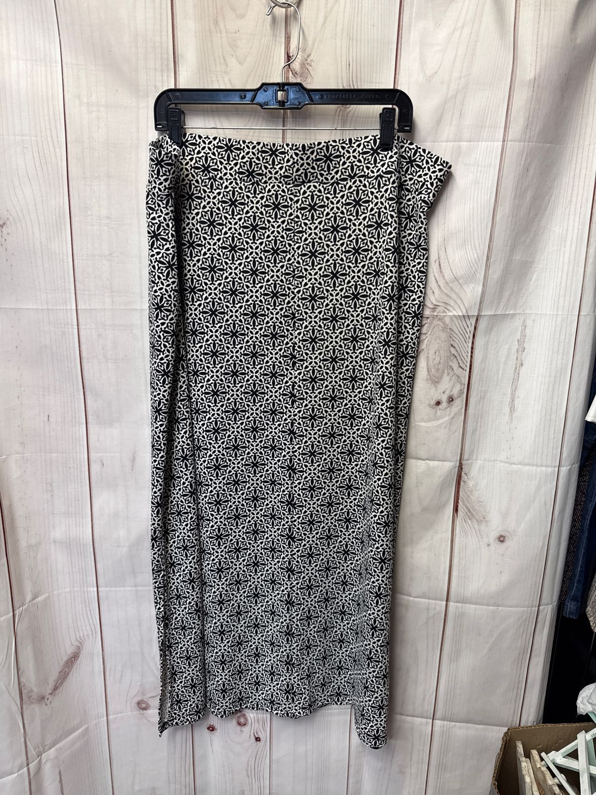 NWT Talbots Women's Size 2X White & Black Skirt