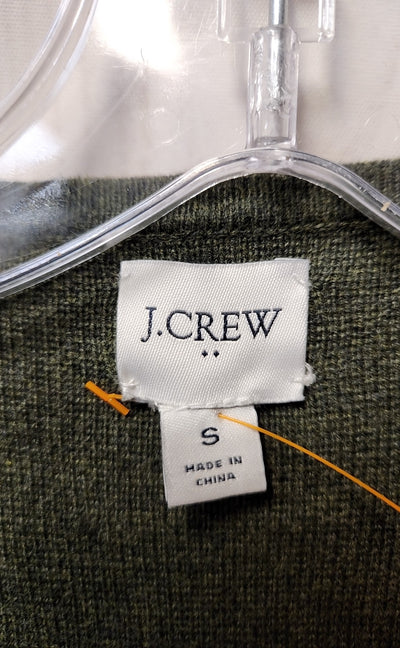 J Crew Women's Size S Green Cardigan