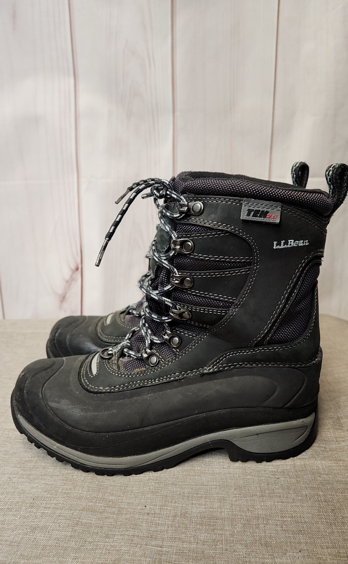 LL Bean Women's Size 8 Black Boots Shoes