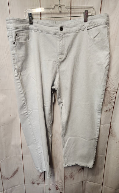 Premire Denim by CJ Banks Women's Size 20 Light Blue Pants