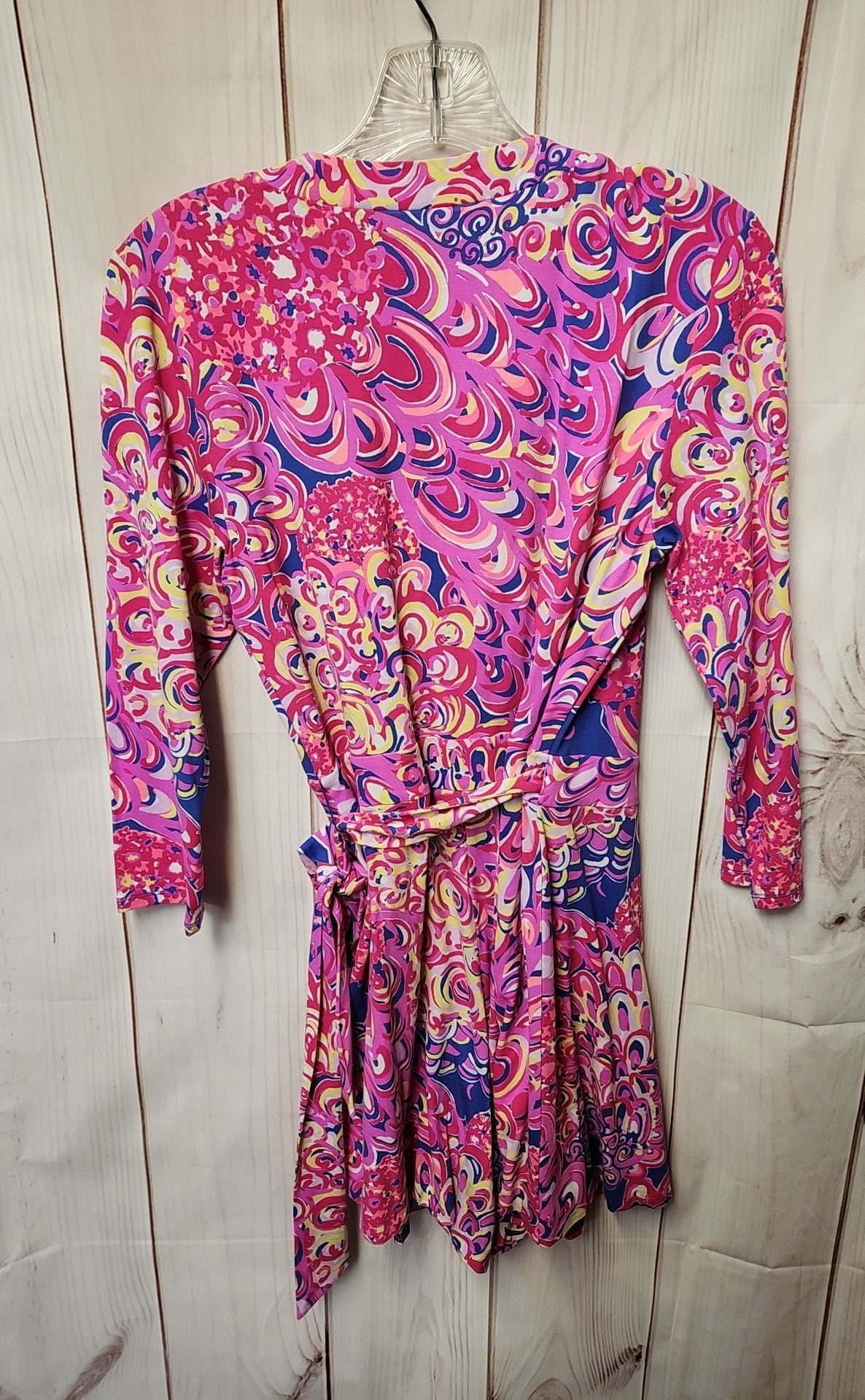 Lilly Pulitzer Women's Size M Pink Karlie Wrap Romper