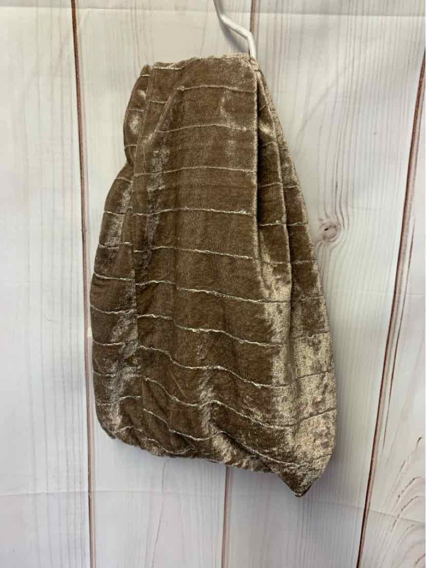 Size Brown Velour Infinity Scarf