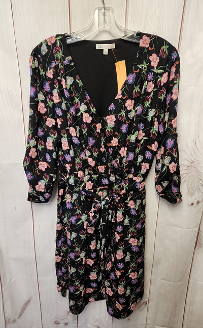 Dr2 Women's Size M Black Floral Dress