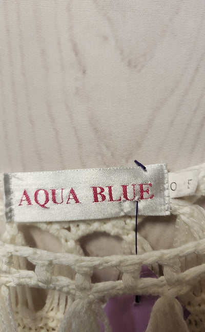Aqua Blues Women's Size One Size White Cover-Up