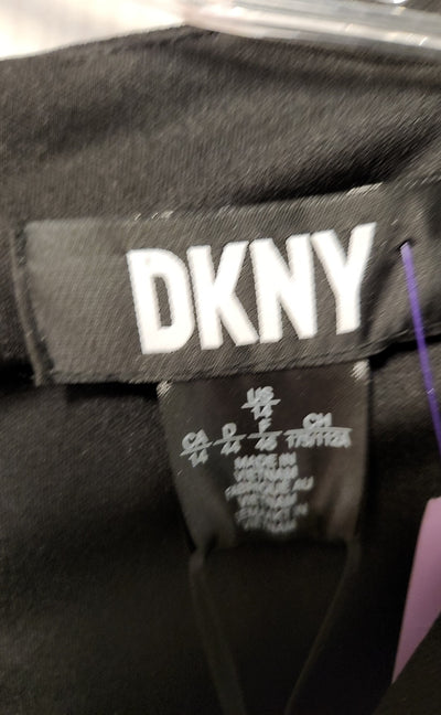NWT DKNY Women's Size 14 Black Dress