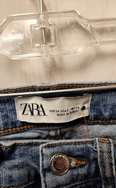 Zara Women's Size 26 (1-2) Blue Jeans The Bootcut