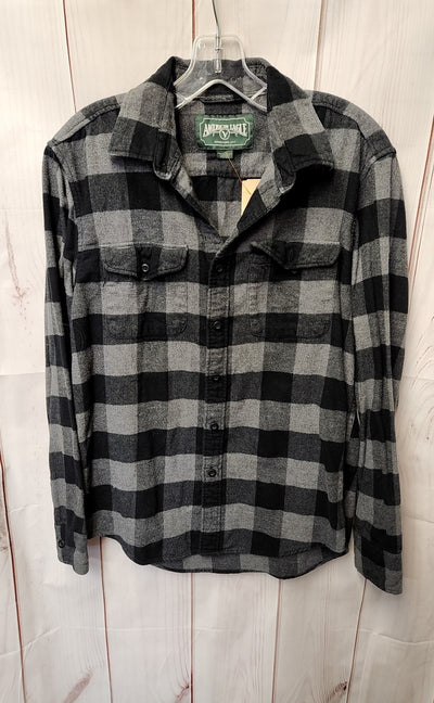 American Eagle Men's Size S Black & Gray Shirt