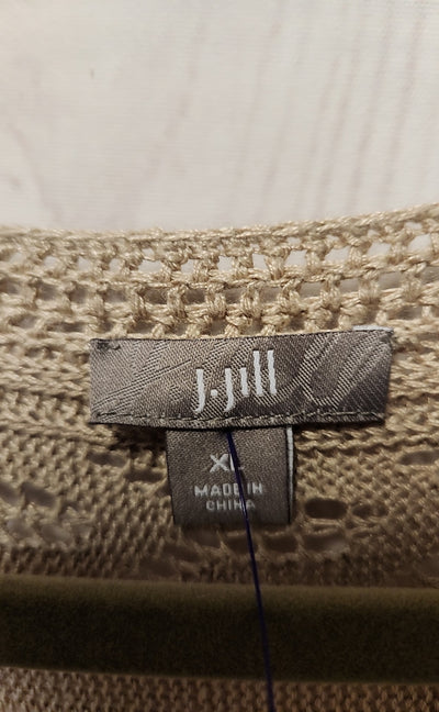 J Jill Women's Size XL Beige Cardigan
