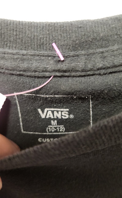 Vans Boy's Size 10/12 Black Shirt