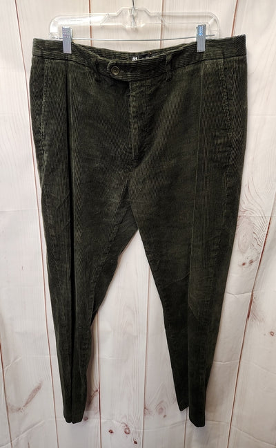 Le 31 Men's Size 36 Green Corduroy Pants