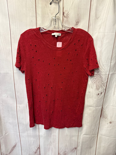Iro Women's Size S Red Short Sleeve Top