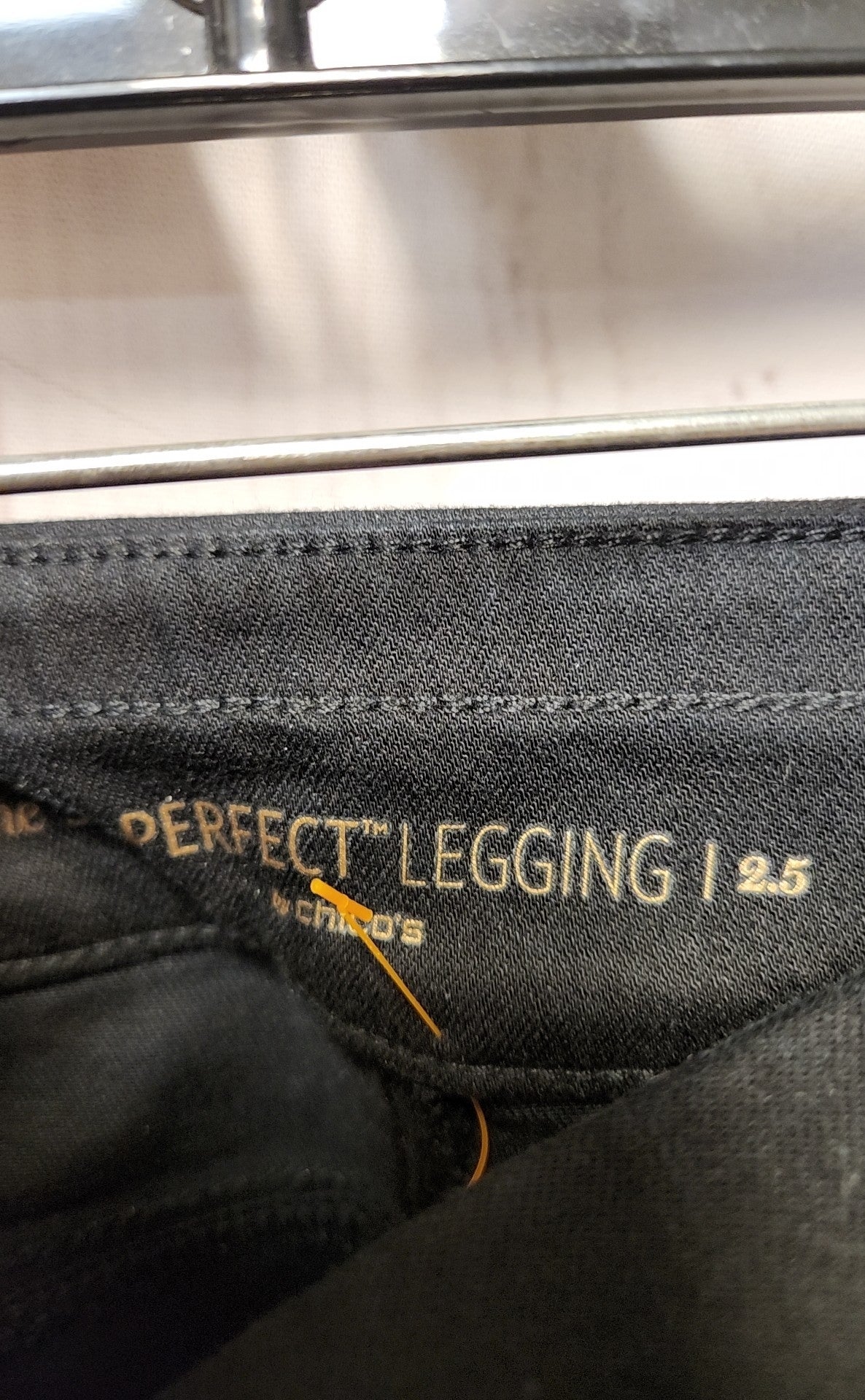 NWT Chico's Women's Size 2.5 = US 14 Black Pants So Perfect Legging