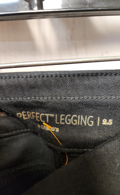 NWT Chico's Women's Size 2.5 = US 14 Black Pants So Perfect Legging
