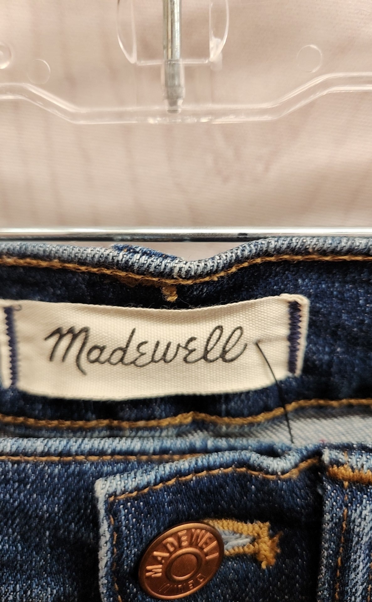 Madewell Women's Size 23 (000) Petite 9" High Rise Skinny Blue Jeans