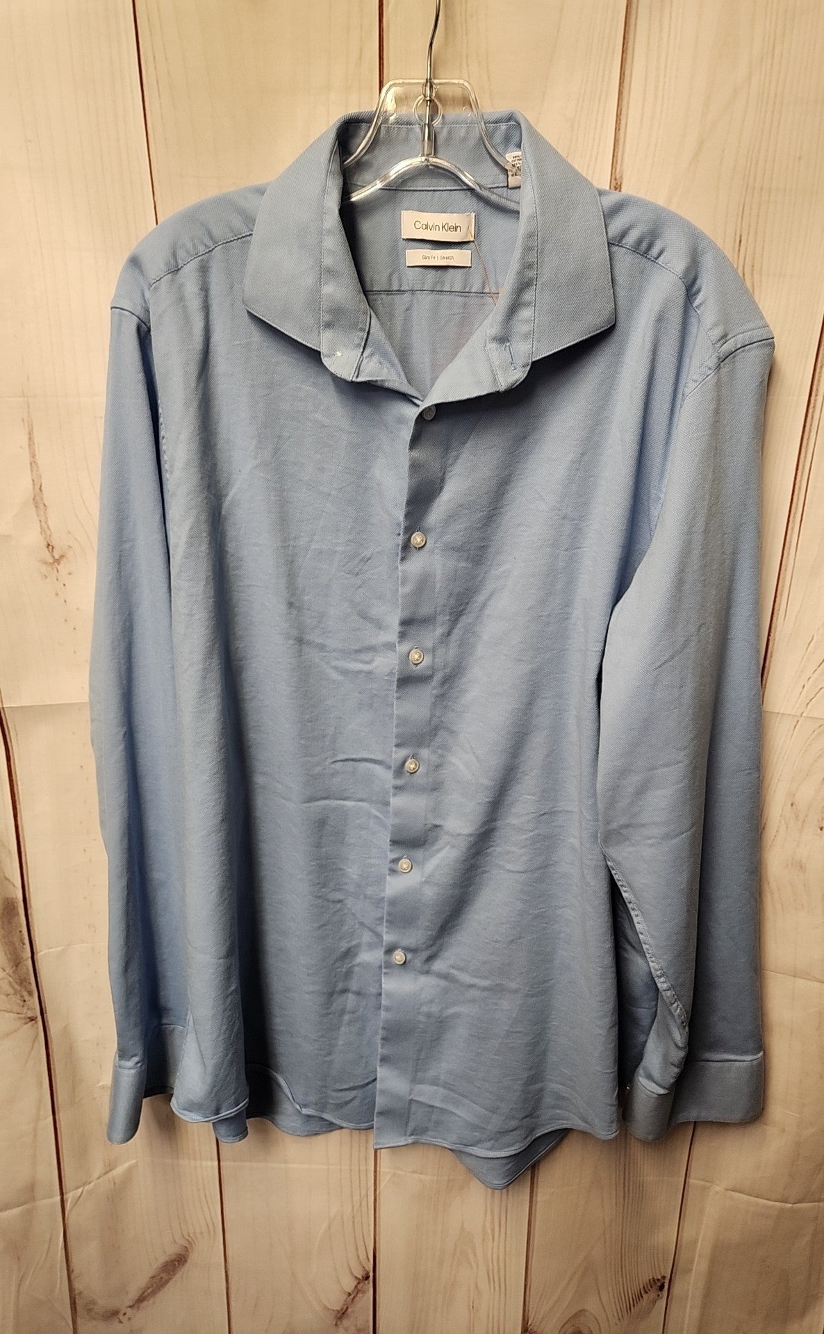 Calvin Klein Men's Size XL Blue Shirt