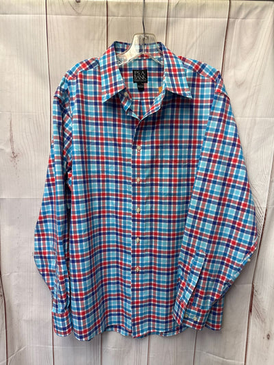 Jos A Bank Men's Size L Blue Shirt