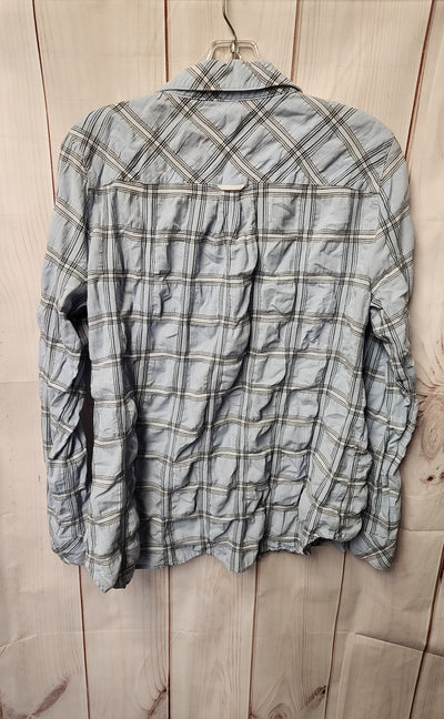 Kut from the Kloth Women's Size L Blue Long Sleeve Top