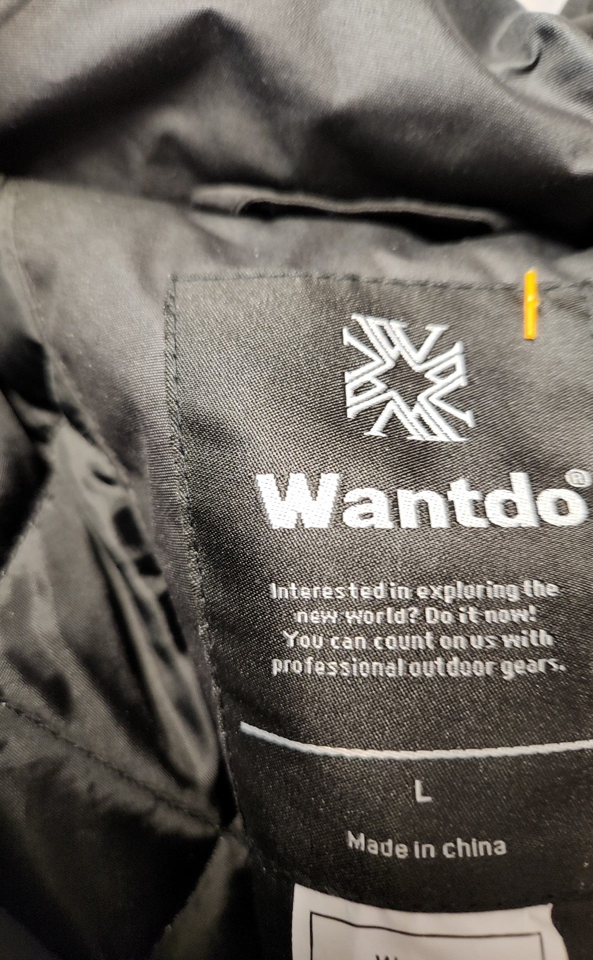 Wantdo Women's Size L Black Jacket