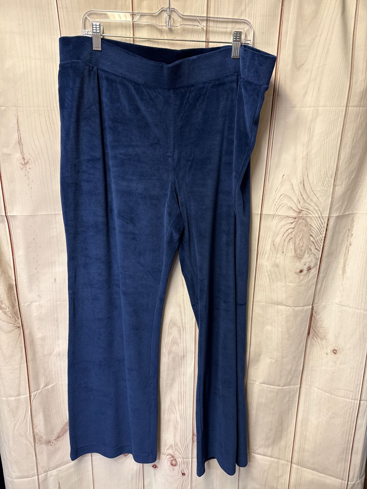 Pure Jill Women's Size XL Blue Velour Pants