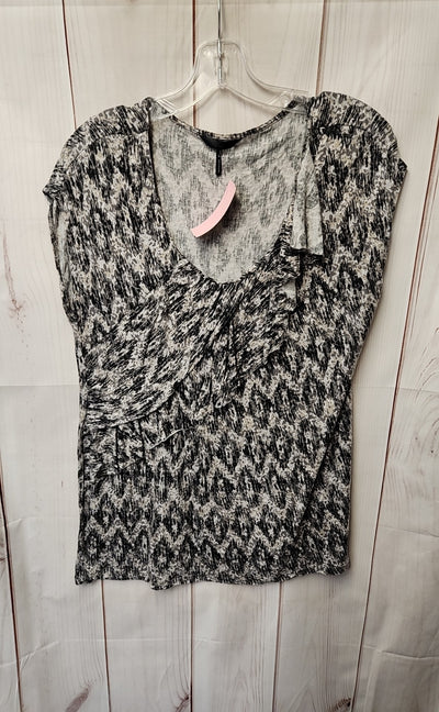 Daisy Fuentes Women's Size L Gray Short Sleeve Top