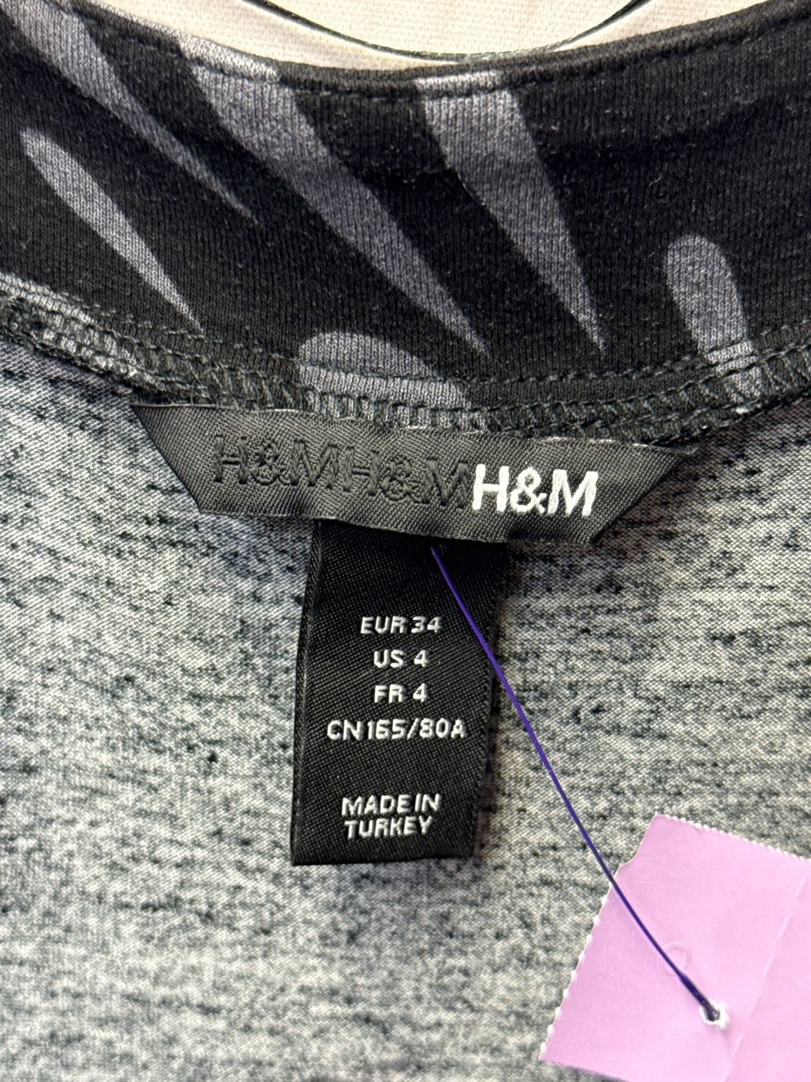 H&M Women's Size 4 Black Dress