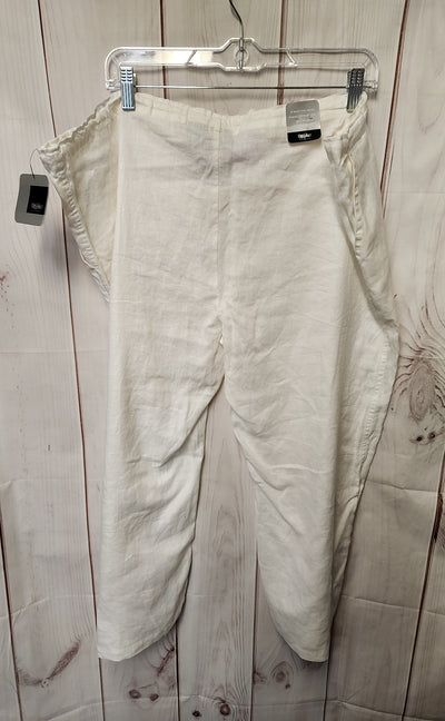NWT Mossimo Women's Size XXL White Linen Pants