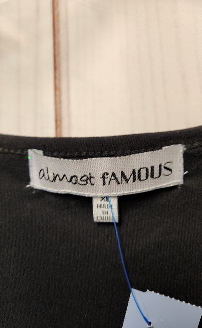 NWT Almost Famous Women's Size XL Black Dress