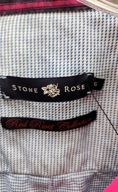 Stone Rose Men's Size XL Blue Shirt