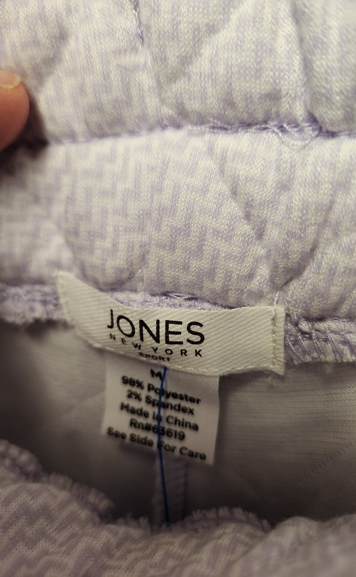 NWT Jones New York Women's Size M Purple Sweatpants