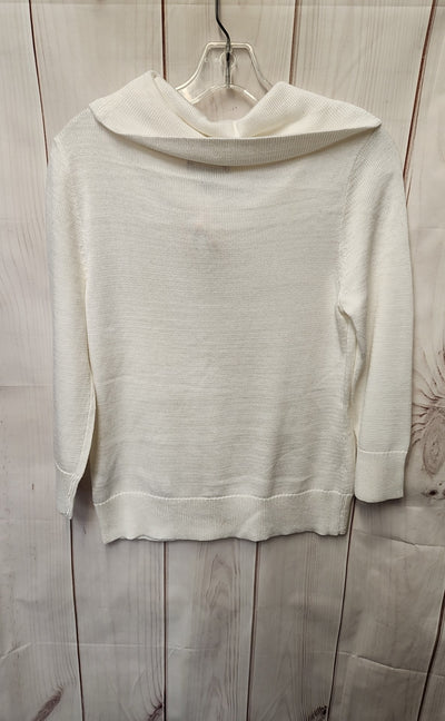Chaps Women's Size M White Sweater