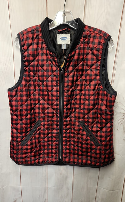 Old Navy Women's Size L Red & Black Vest