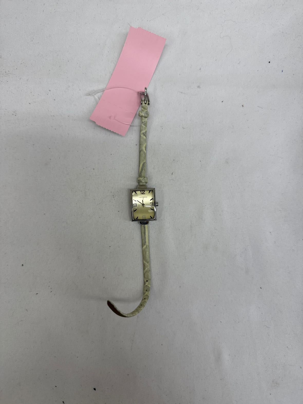 Tokyo Bay White Band Stainless Steel Watch (Needs Battery)