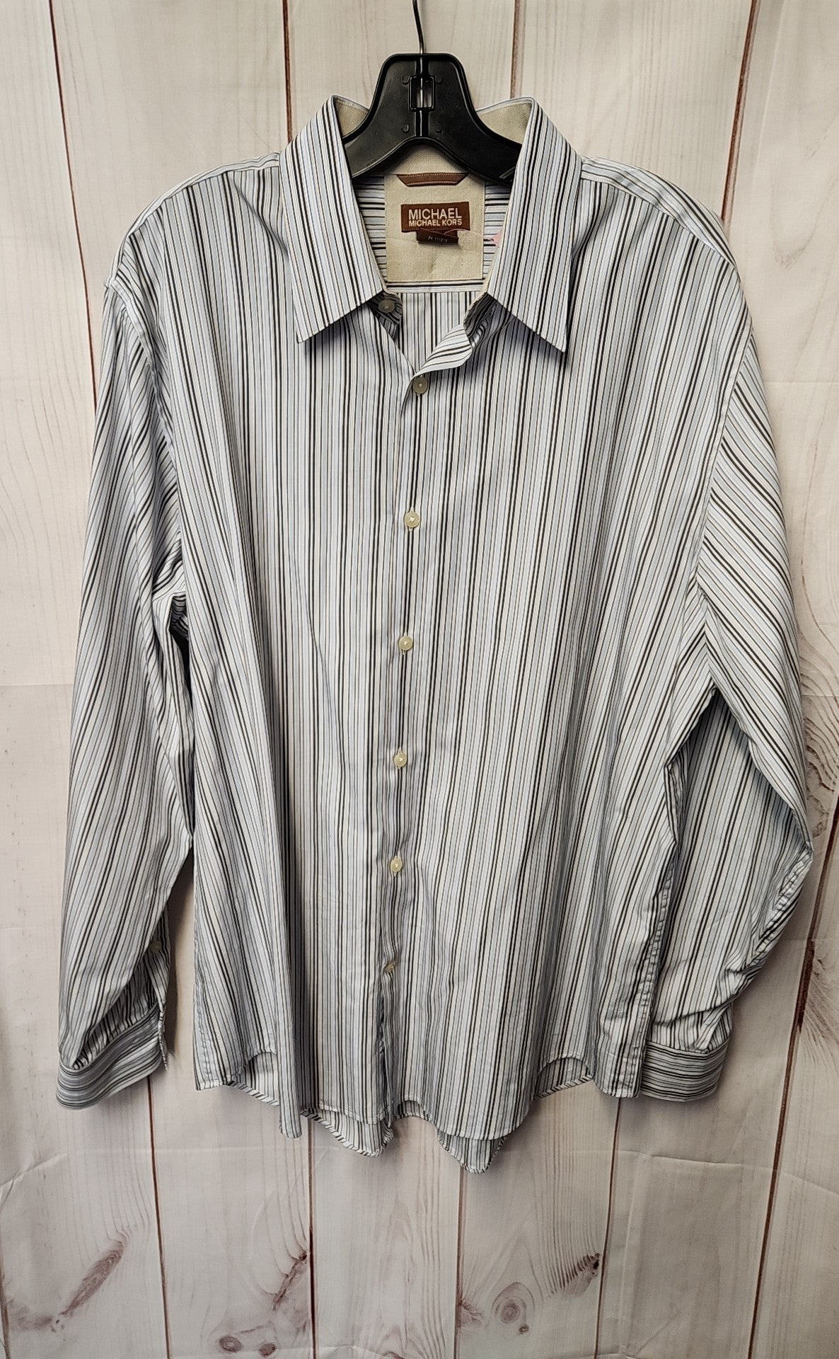 Michael Kors Men's Size L Blue Shirt