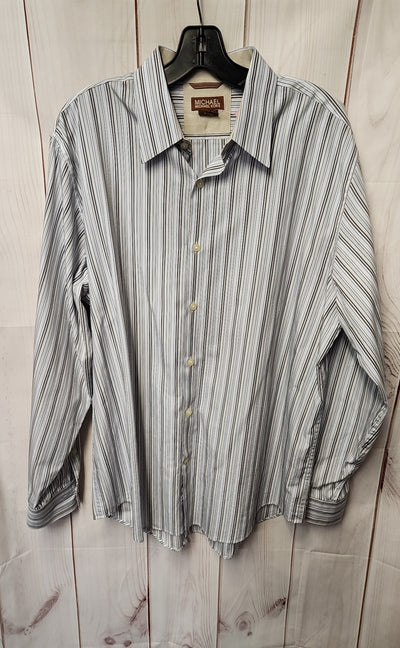 Michael Kors Men's Size L Blue Shirt