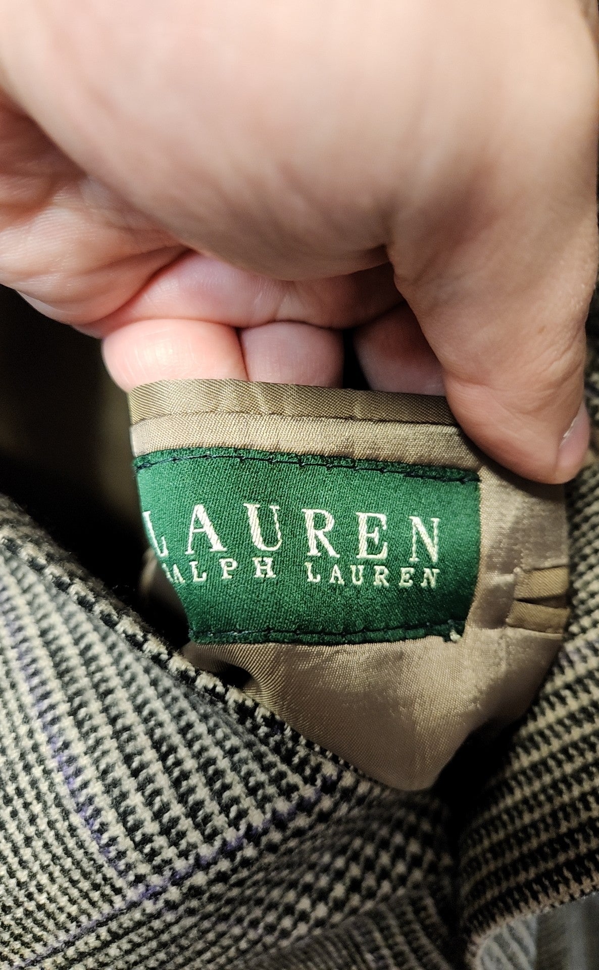 Lauren by Ralph Lauren Men's Size 44 Gray Wool Sport Coat