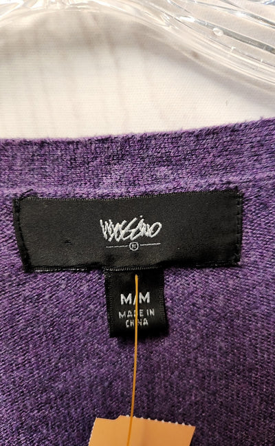 Mossimo Women's Size M Purple Cardigan