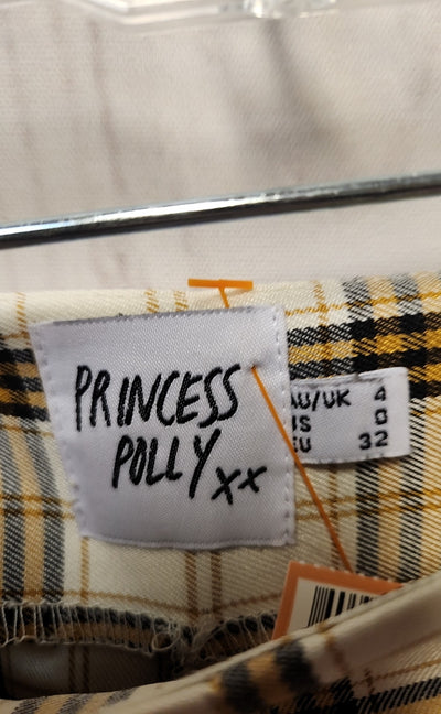 Princess Polly Women's Size 0 Yellow Pants