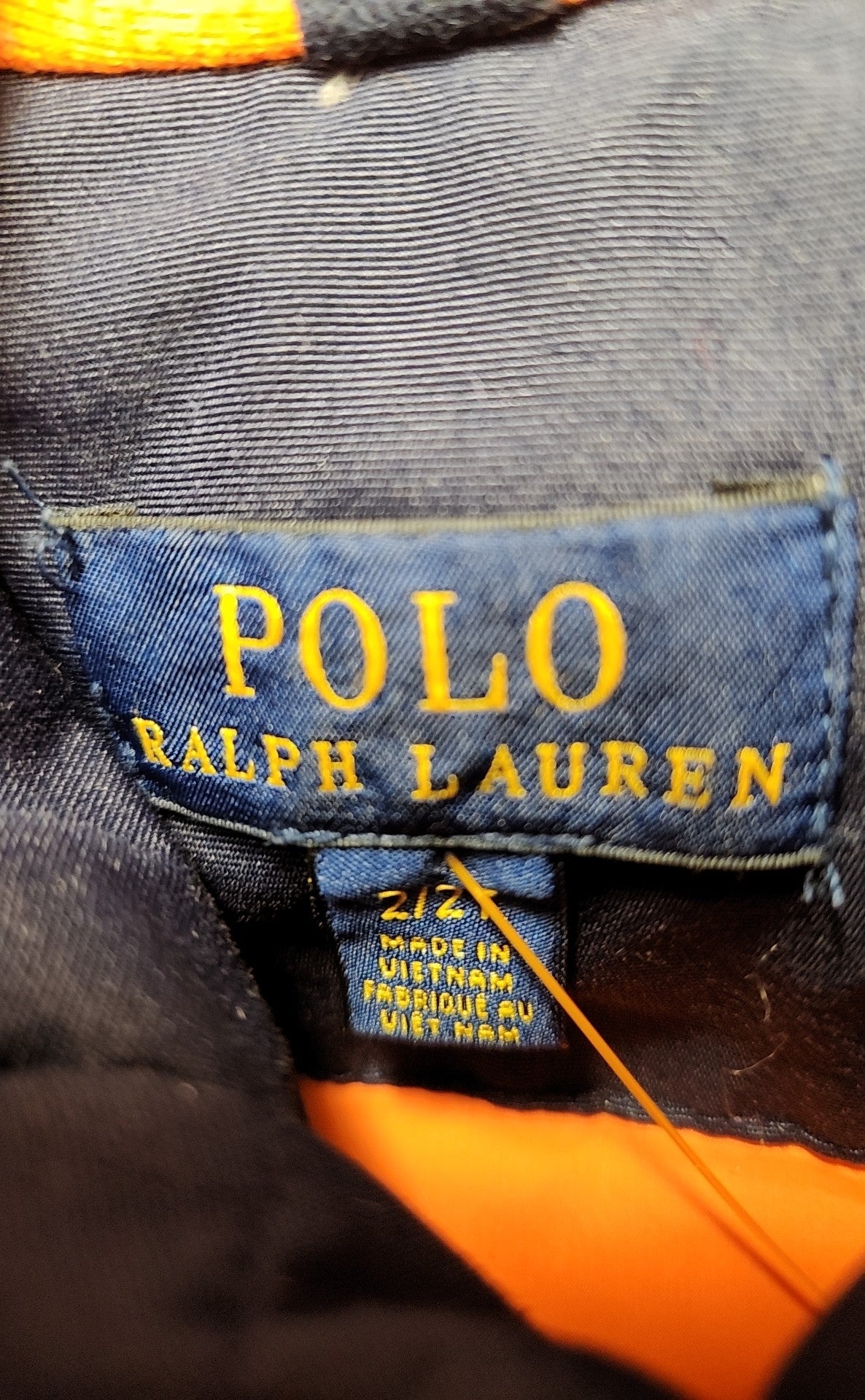 Polo by Ralph Lauren Boy's Size 2 Navy Jacket