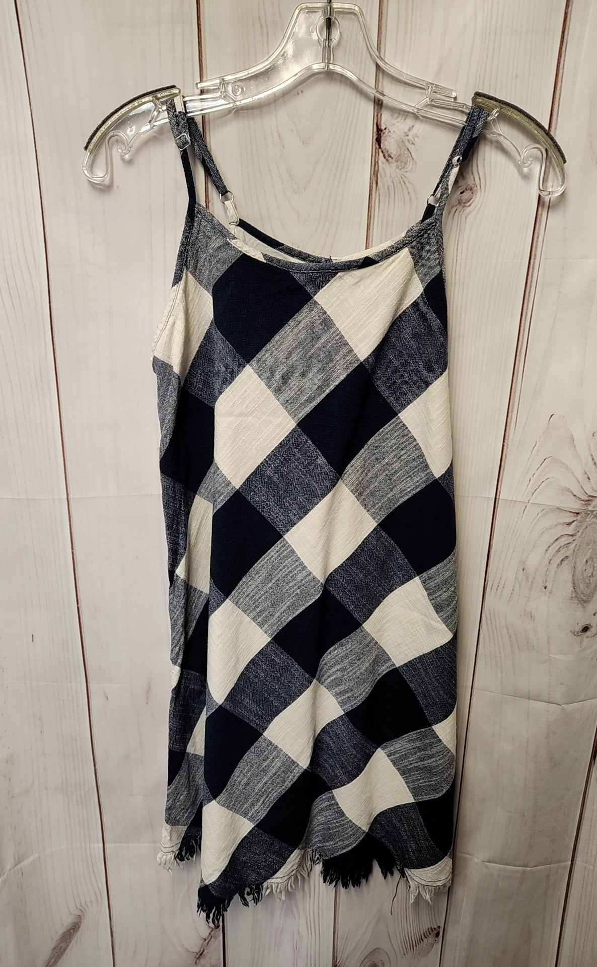 Universal Thread Women's Size M White & Blue Dress